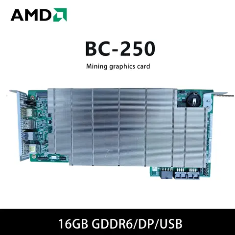 AMD BC 250 Graphics Card 16GB GDDR6 256-bit SINGLE CARD GPU Tarjeta Gráfica for Desktops PC Placa De Vídeo