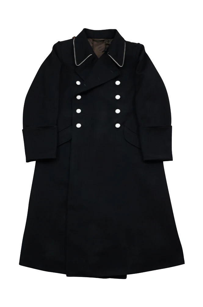 GUGE-002สงครามโลกครั้งที่สองเยอรมัน M32 Allgemeine Elite Officer Gabardine Greatcoat