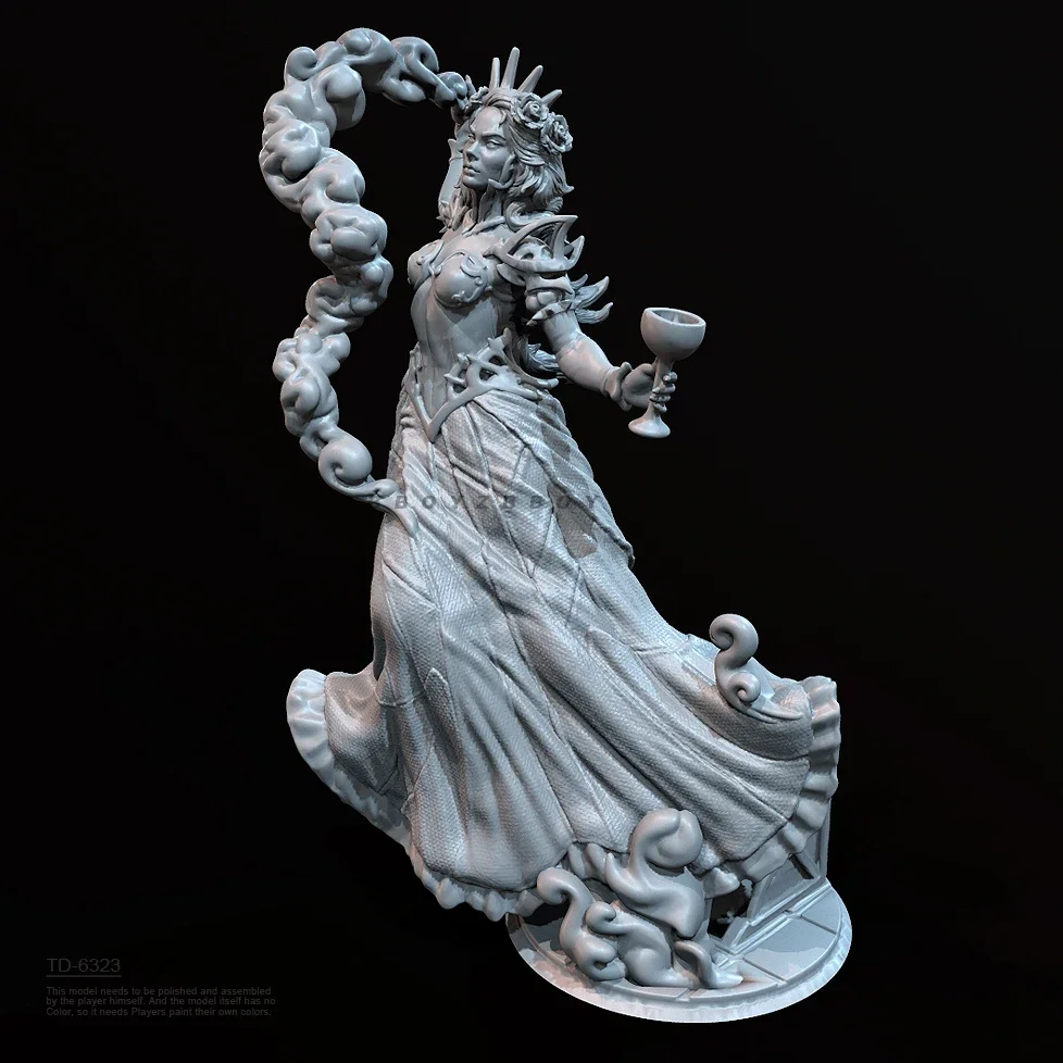 50mm 75mm Resin model kits figure beauty colorless and self-assembled （3D Printing ） TD-6323/3D