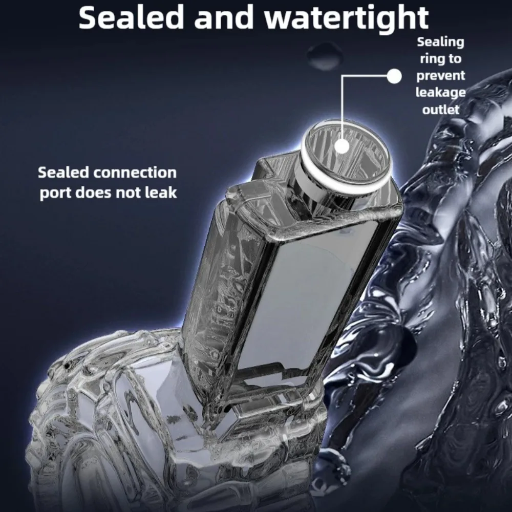 Pistola de água elétrica revólver de alta capacidade com led focinho flash verão piscina ao ar livre praia jogando brinquedos para presentes de aniversário