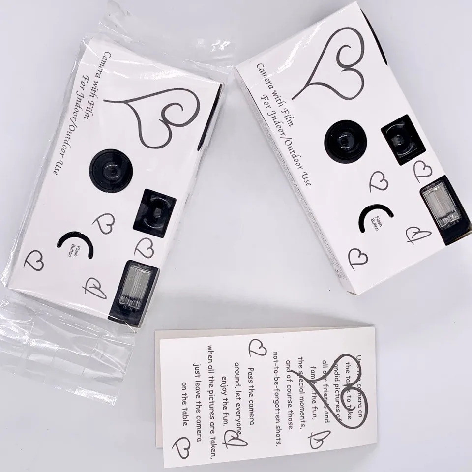 16/27 Sheets Photos 35mm Disposable Film Camera Manual Fool 