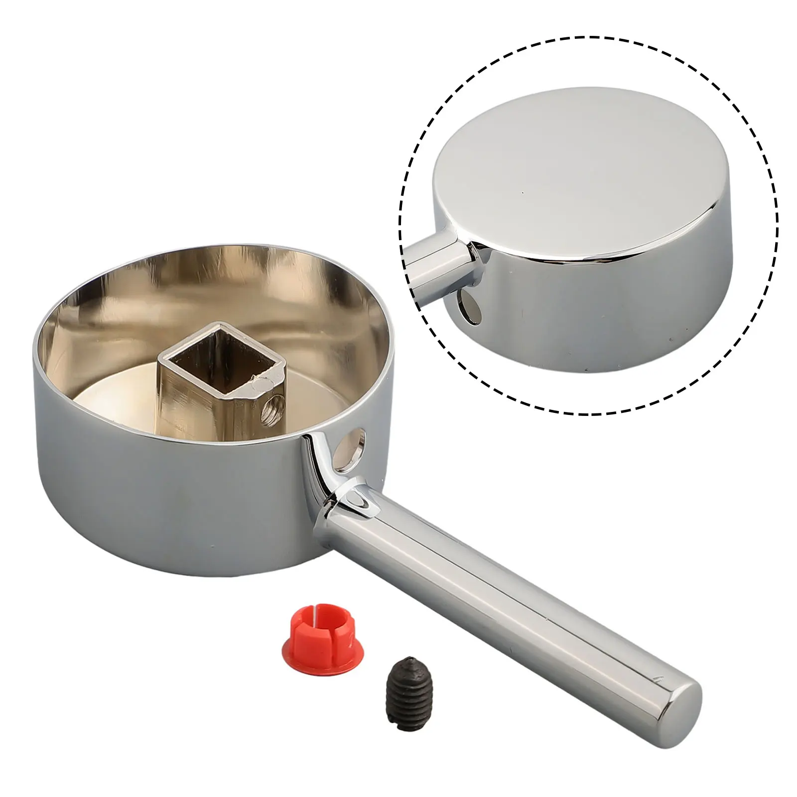 Faucet Handle Ergonomically Designed Trip Lever Water Tap Handle Smooth and Glossy for Kitchen Bathroom Faucets