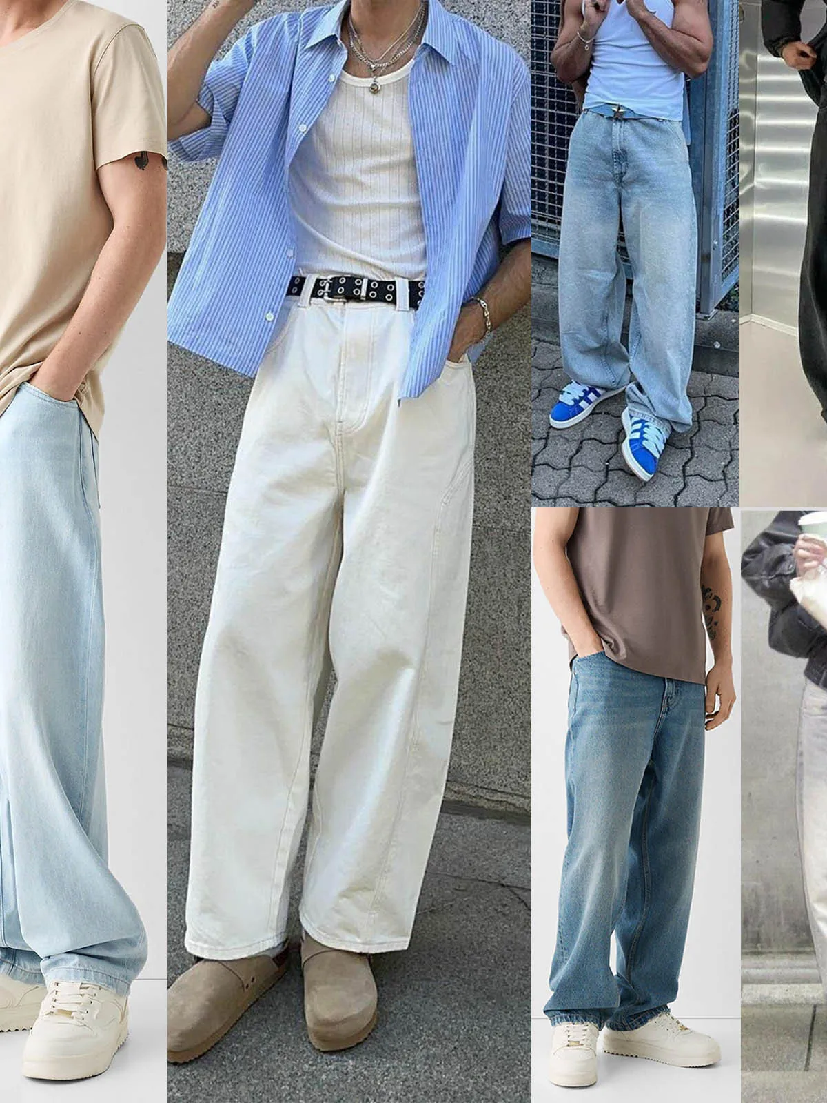 

Мужские джинсы прямого кроя с высокой талией, на молнии, повседневные, свободного кроя, всесезонные, из денима, без бренда, молодежные, модные