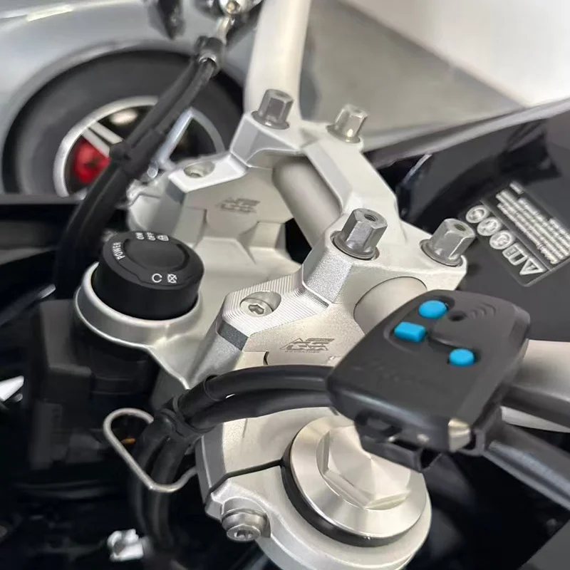 FOR BMW F850GS F900R F900XR F850 GS ADVENTURE CNC Handlebar Riser with Offset Drag Handlebar Clip Extension Adapter Motorcycle