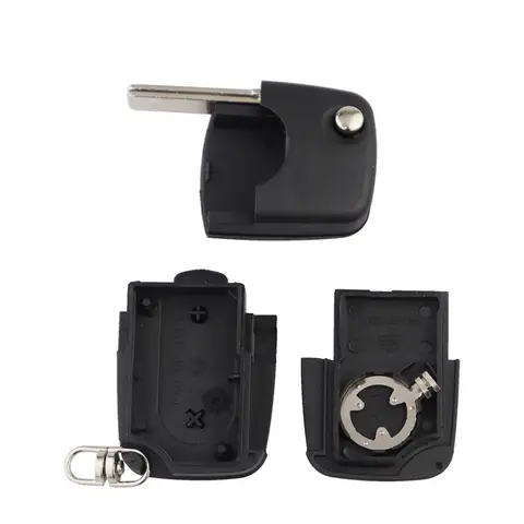 YIQIXIN För Audi A2 A3 A4 A6 A8 B5 RS4 TT 1994-2004 Quattro Flip fjärrnyckel skal fodral oklippt CR1620/CR2032 hållare 8 best sales Audi A3-nyckel - №6