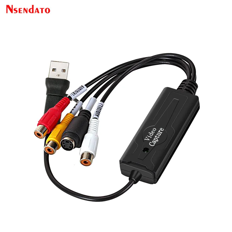 USB 2.0 Type C AV S Video Capture Card Adapter RCA AV Video Composite to…