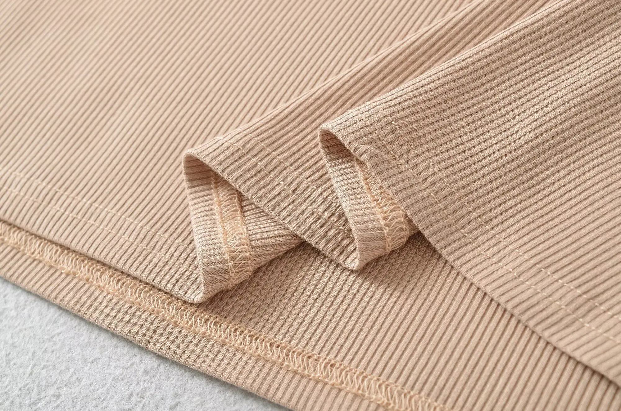 Damska Koronkowa Sukienka Midi Trąbka z Prążkowanej Dzianiny, Letnia Elastyczna Wąska Sukienka Bez Rękawów w Stylu Syreny