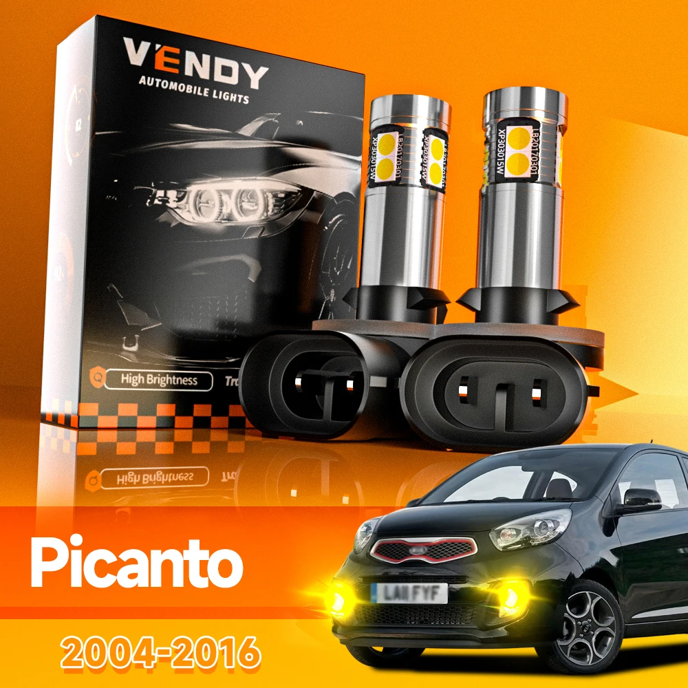 

2pcs For Kia Picanto 2004-2016 LED Fog Light 2005 2006 2007 2008 2009 2010 2011 2012 2013 2014 2015 Canbus Accessories