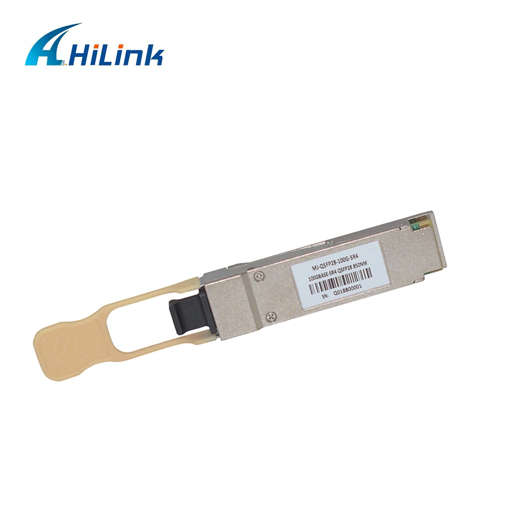 QSFP28-100G-SR4 100G QSFP28 850nm MPO 100M OM3 OM4 DOM جهاز إرسال واستقبال بصري