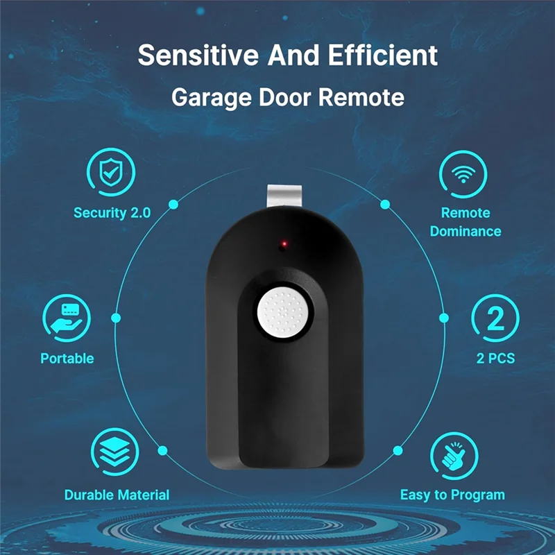 ABKQ-ACSCTG Type 1 3 For Genie Remote Replacement Garage Door Opener Intellicode 1-Button 390Mhz For GIT-1