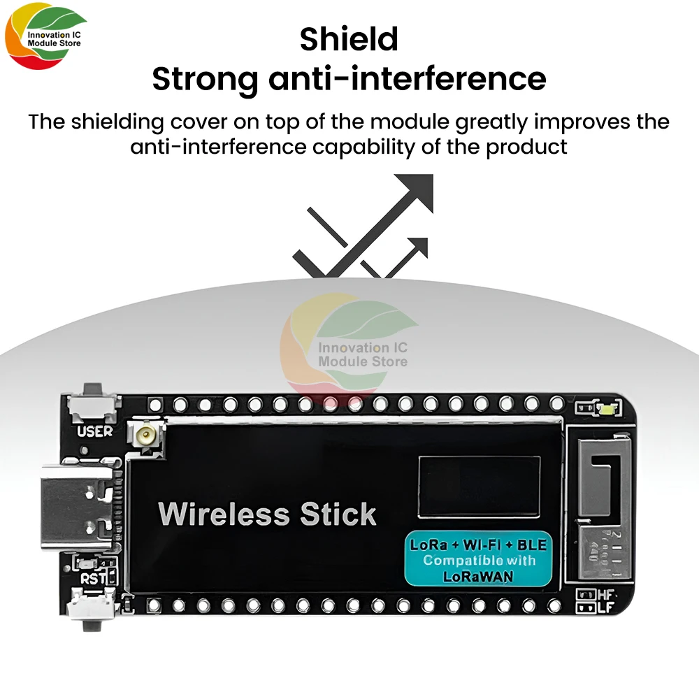 ESP32-S3 wireless stick V3 433-510MHz 863-928MHz LoRa WIFI Bluetooth Development Board with 0.49 \