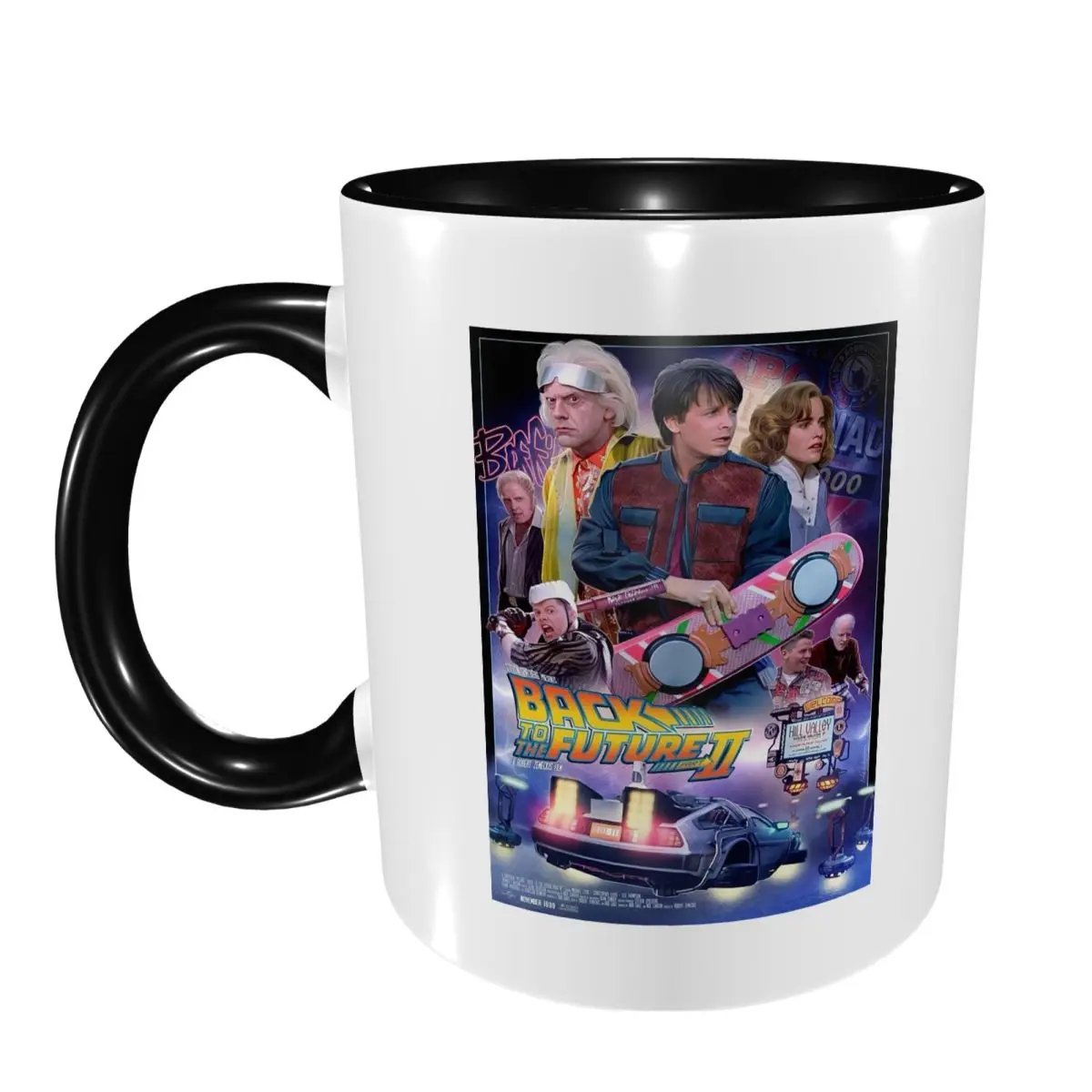 Back To The Future Mug Funny Ceramic Coffee Cups Tea Mugs Milk Cup Drinkware Gifts for Friends