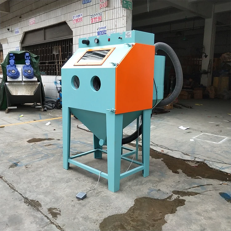 China Kast Nat Zandstralen Machine Blaster