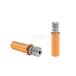 Tytan / Czerwona miedź Bimetal Prosta przerwa cieplna - ANYCUBIC Mega I3 Chiron 4Max pro Vyper Kobra 2 Series Części do drukarek 3D
