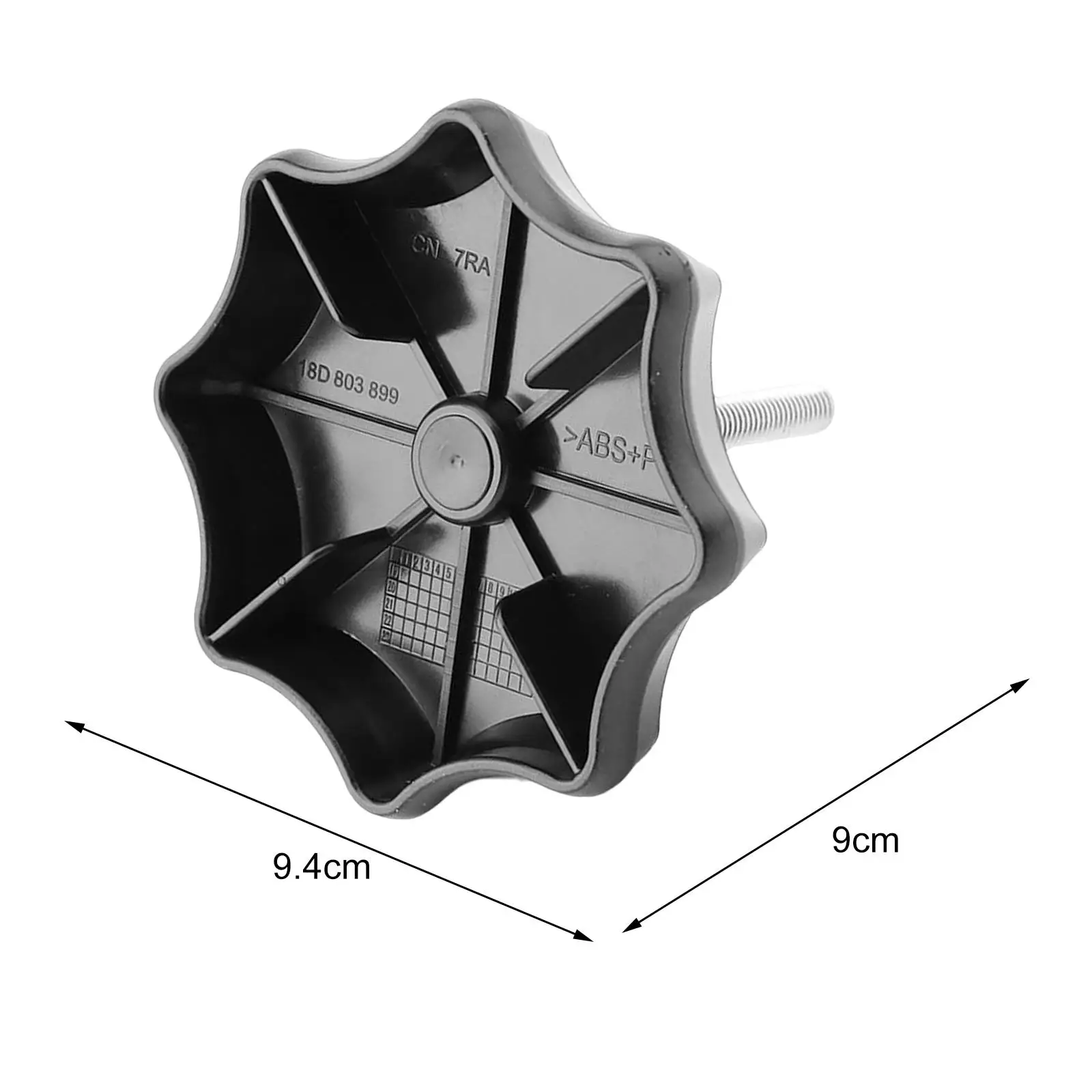 Kofferbak Reservewiel Vaste Schroef Wielbout Moer Premium 18D 803 899 voor VW Golf MK4