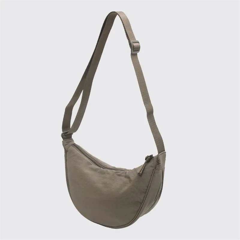 IMYOK Einfarbige Schultertasche für Damen aus Nylon 5