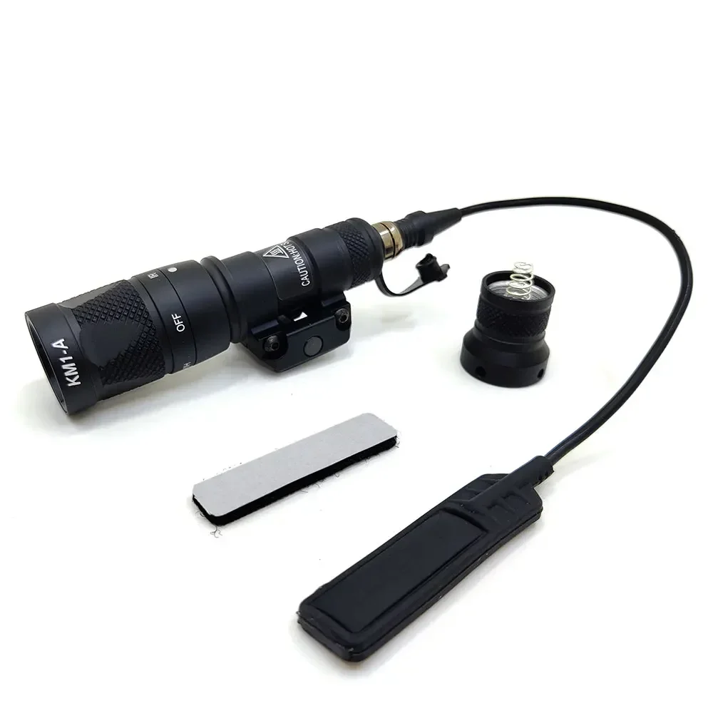 Tactical M300V M300B White LED light & IR Scout Flashlight  Infrared Output with Remote Pressure Switch for Hunting 20mm Rail