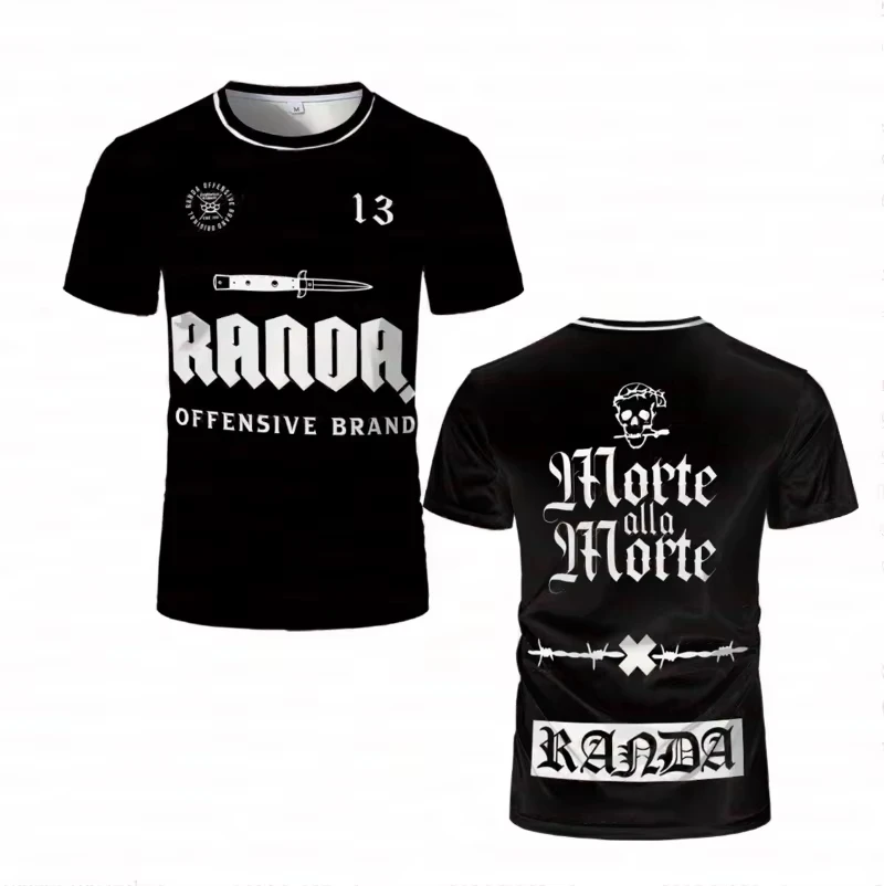 2026 Sommer 3D-Druck Boxen Atmungsaktive Sportbekleidung Herren Damen Kampfsport Outdoor Freizeit Rundhals Kurzarm Herren Oberteile T-Shirt – Detail 8