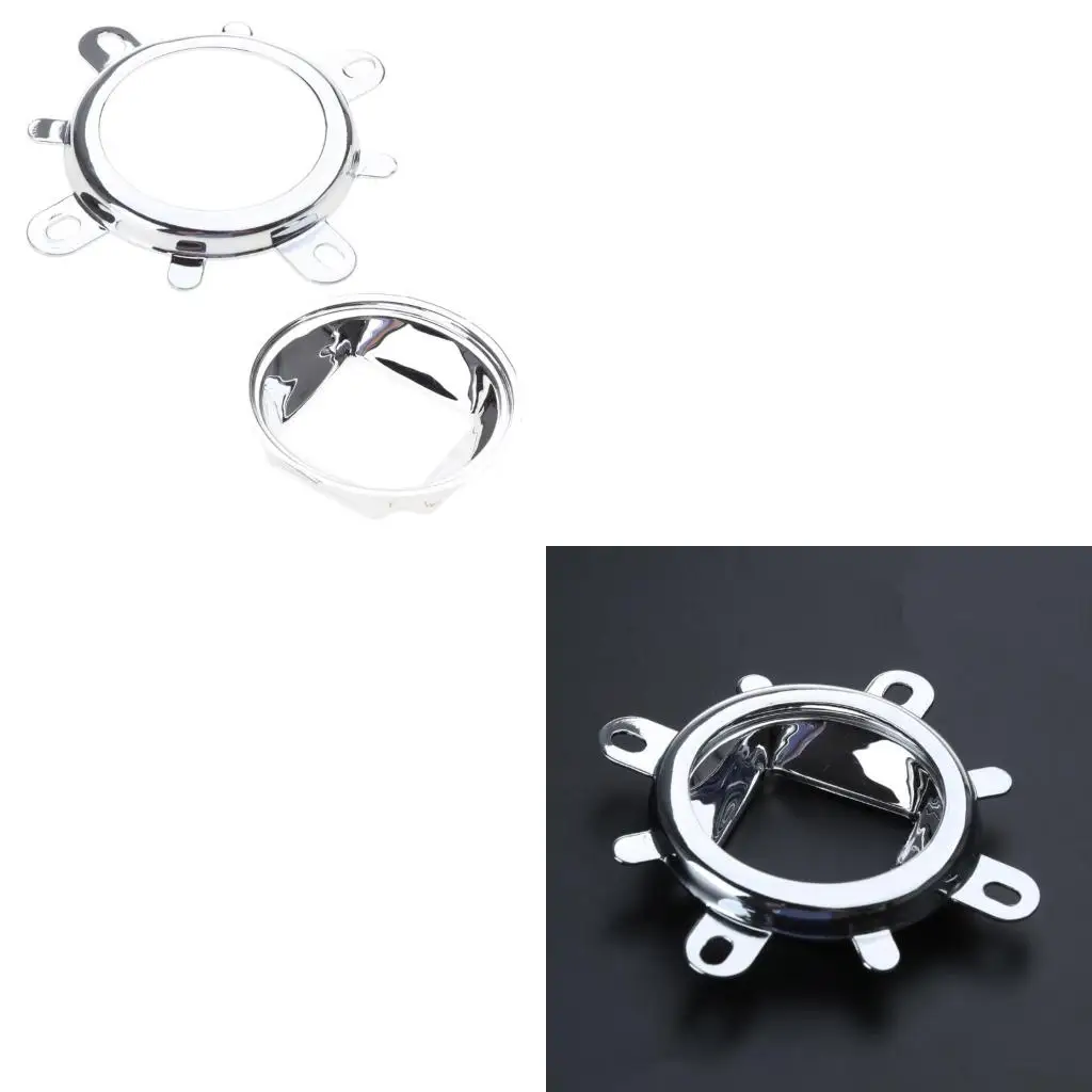 LED عدسة الزجاج البصري 44 مللي متر عاكس كوليماتور كتيفة ثابتة ل 20 واط 30 واط 50 واط 100 واط عالية الطاقة COB رقاقة دائم #1