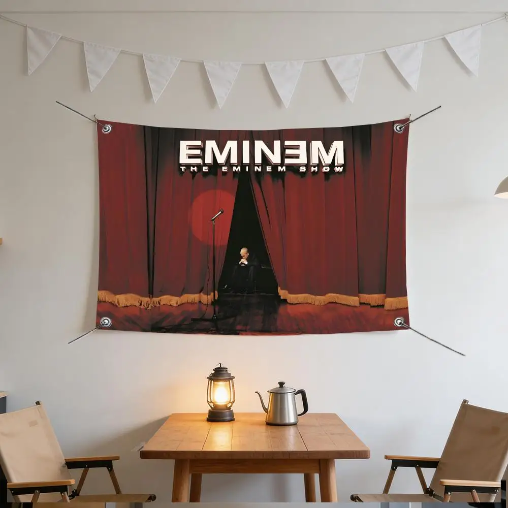 Music Iconic Country Eminem Flags Specialized for indoor and outdoor home decorations, outdoor camping, and bar parties