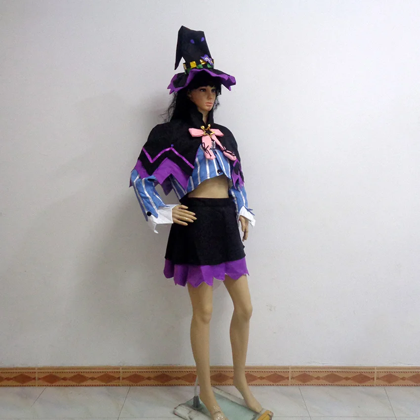 Anime VTuber Hololive Minato Murasaki Shion Witch Uniform Cosplay Halloween Christmas Costume Customize Any Size