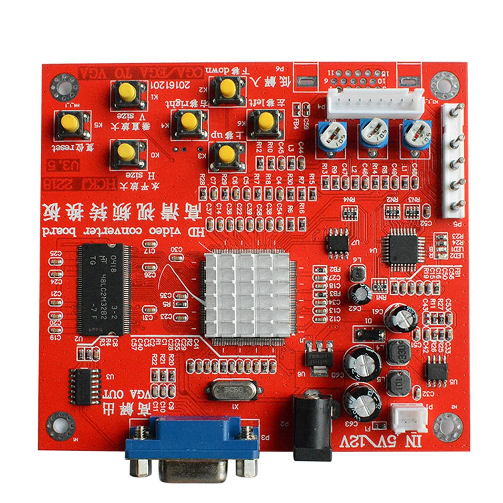 

High-resolution video converter board