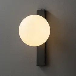 Simple Black Copper Estiluz Circ LED Wall Sconce For Bedroom Bedside Living Room Modern Corridor Aisle Lighting Luxury Lamps