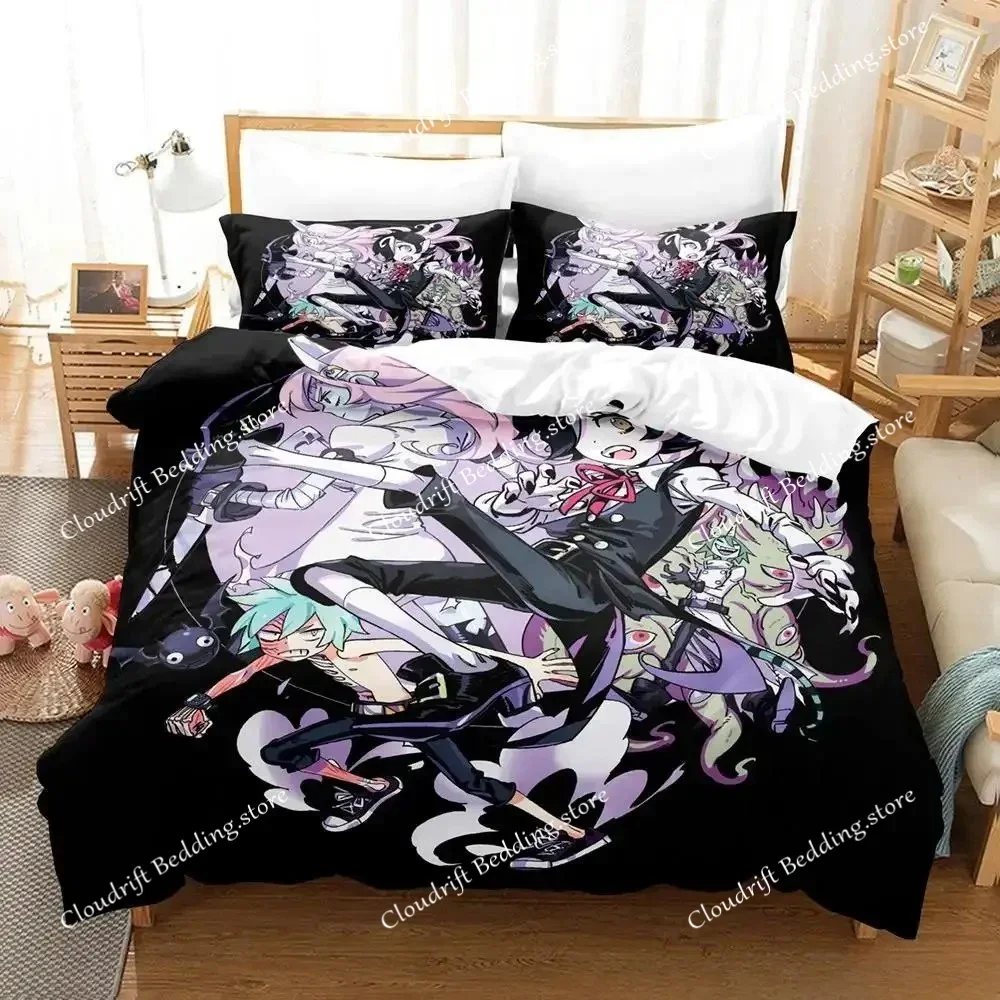 Devil's Candy Bedding Set Single Twin Full Queen King Size Bed Set Adult Kid Bedroom Duvet Cover Sets 3D Anime Bed Sheet Set026