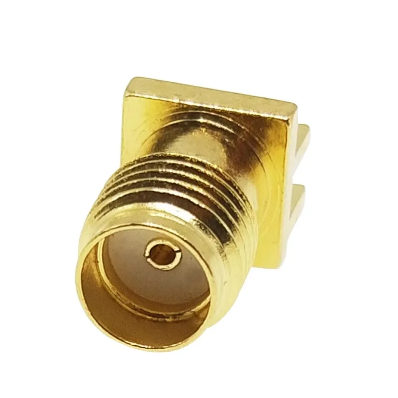 200 قطعة SMA أنثى مهايئ الرافعة 50 أوم SMA قاعدة المقبس جاك النحاس لحام لوحة دارات مطبوعة حافة محول تركيب 0.8 مللي متر/1.2 مللي متر/1.6 مللي متر