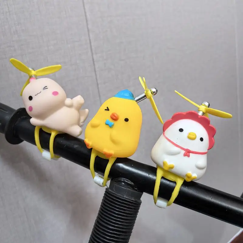 Motorcycle Handlebar Ornament Motorcycle Handlebar Cartoon Animal Ornament Cute Scooter Handlebar Animal Doll For Cycle