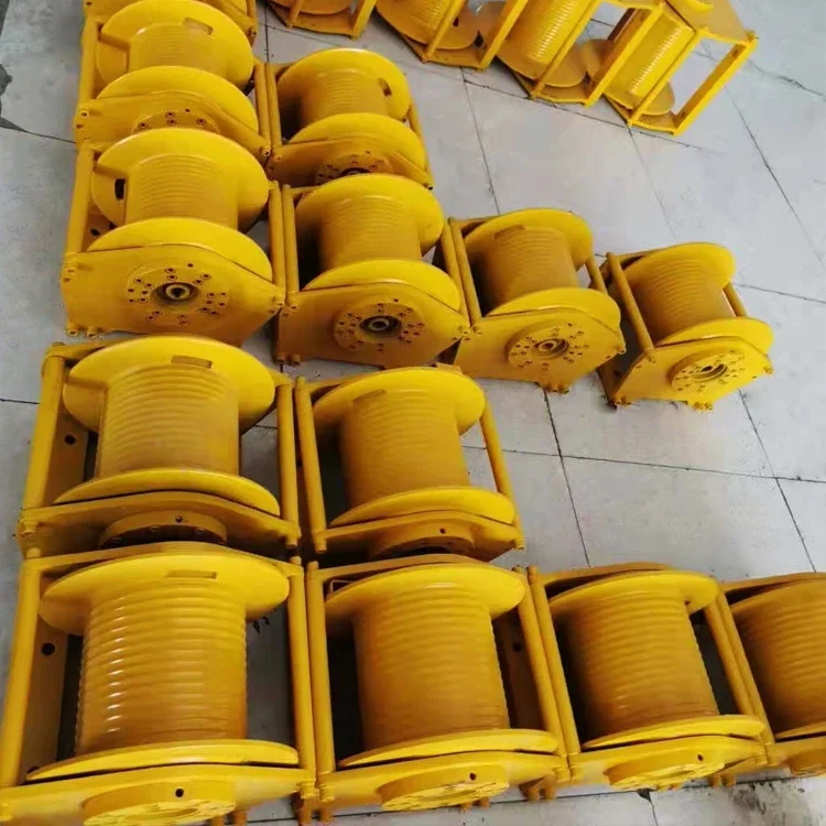 220V電動ワイヤーロープ牽引高速油圧ウインチ 5トン 8トン 10トン