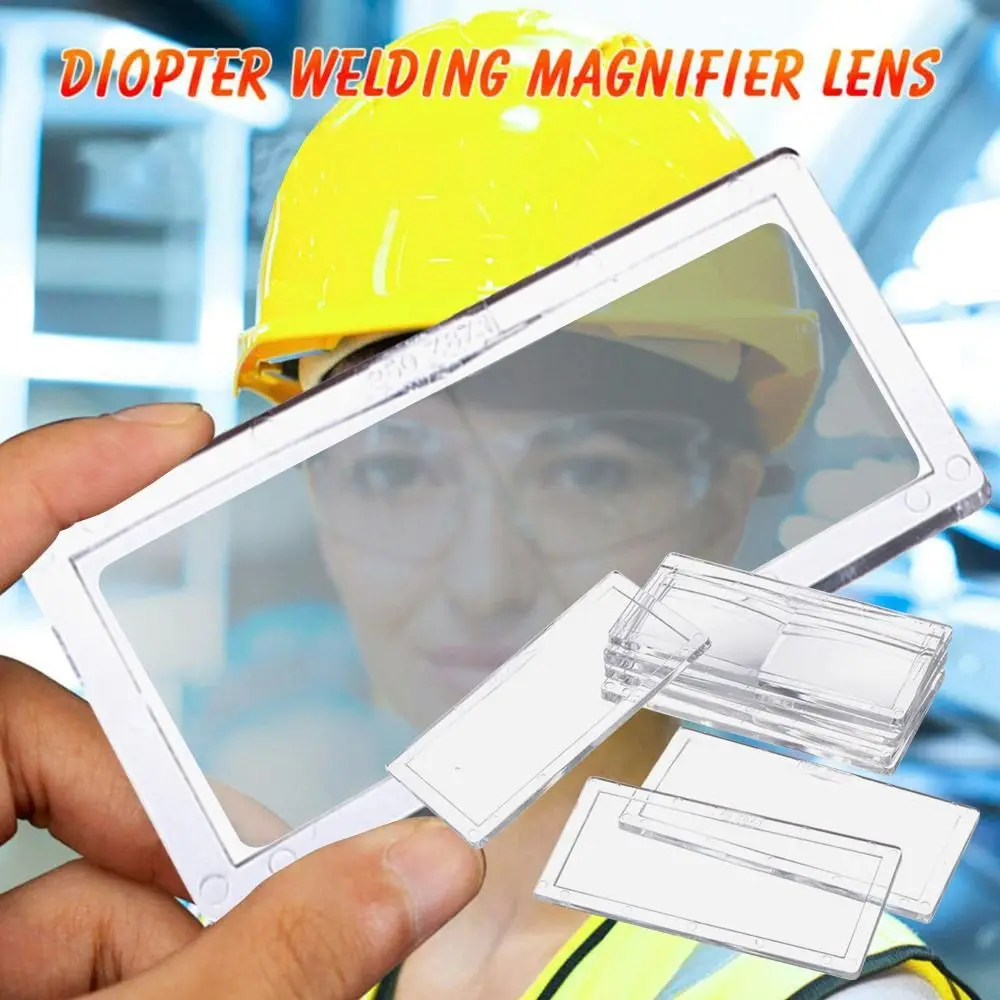 Transparent Eye Protection Diopter 0.75-3 Welding Magnifier Welding Goggles Welding Lens Protective Glass