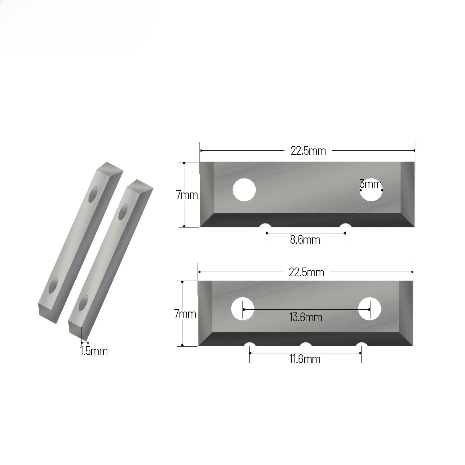 Livter Keyhole Router Bit with 16mm Cutting Dia Cleaning Bottom Straight Router Bit for Woodworking Engraving Door Grooving