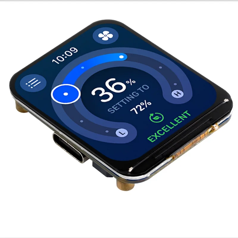 Placa de desenvolvimento de tela ESP32-S3 de 1,69 polegadas, processador dual-core de 240 MHz, 240 × 280 pixels, suporta WiFi/Bluetooth