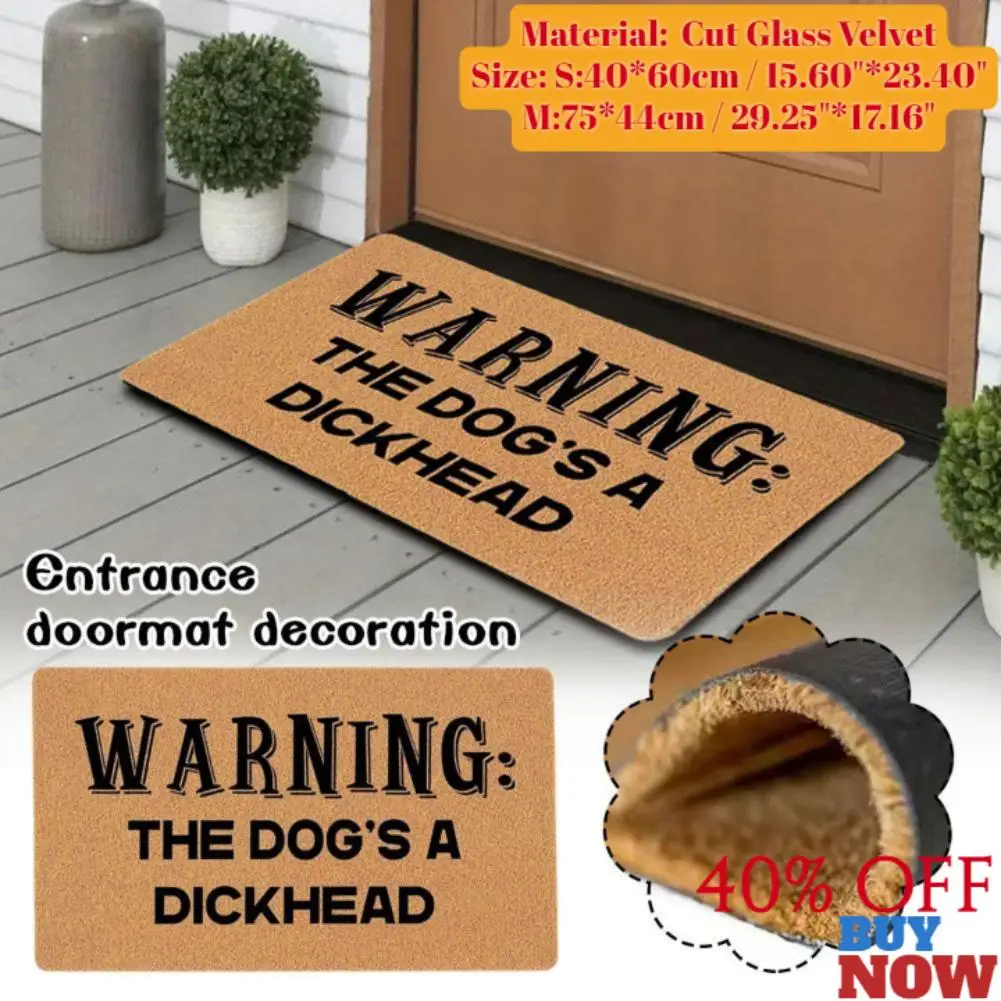 Non-Slip Funny Dog Door Mat Indoor Outdoor Home Decor Carpet Living Room Doormats Kitchen Bathroom Floor Washable Rugs New