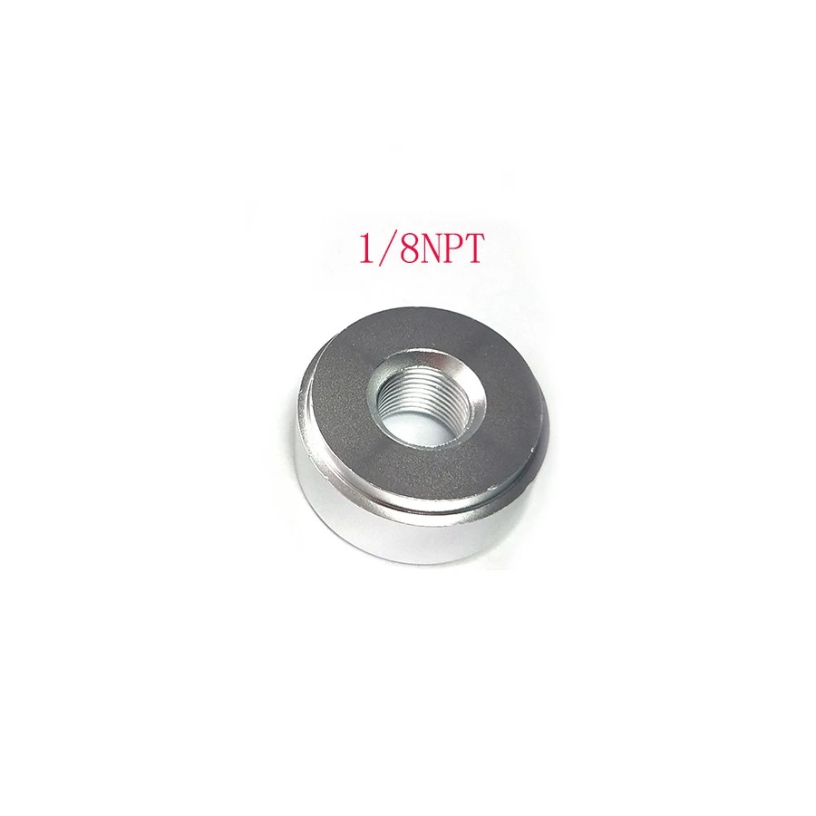 FITMUSBUNG-Soudure femelle en aluminium, bride, profil bas, 1/8 NPT