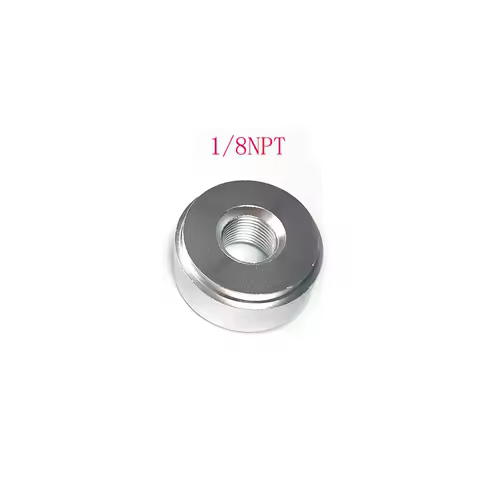 1/8 NPT ALUMINUM FEMALE WELD ON / WELD IN FLANGE FITTING BUNG,LOW PROFILE