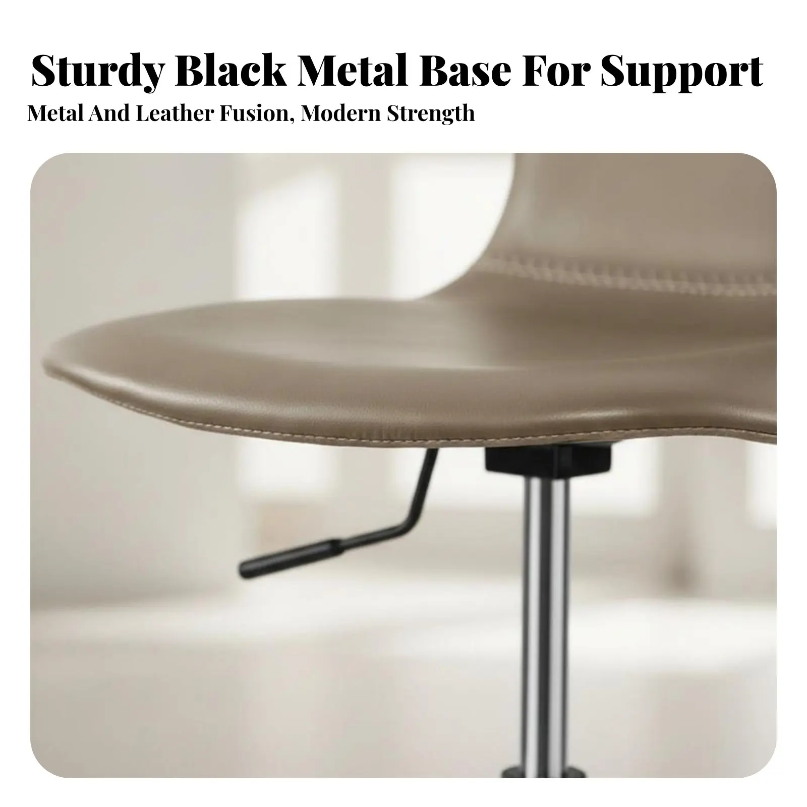 

Регулируемый вращающийся стул с функцией Spinerest, практичный дизайн, легко собирается, с низкой поддержкой спины