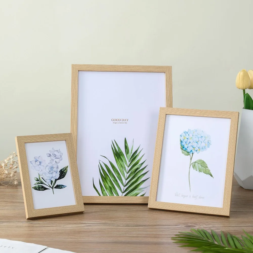 New Wooden Photo Frame Wall Hanging 6inch Photo Decor 8inch 10inch Draw Frame Commemorative