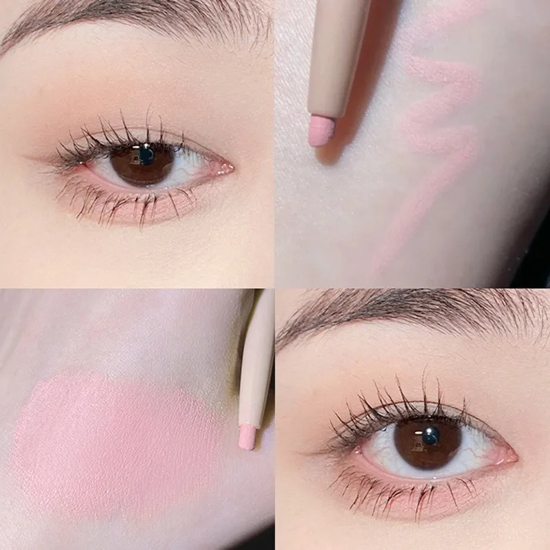 Vrouwelijke Cosmetische Liggen Zijderups Pen Natuurlijke Hoogtepunt Voor Grote Ogen Fleuren Concealer Contour Stok Oogschaduw Hightlighter Voor Meisje