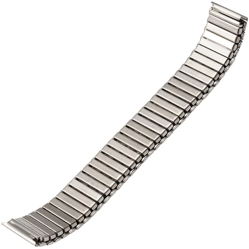 20mm 22mm Stainless Steel Elastic Strap for Huawei GT/2/3/Pro Polished/Matte Watch Band Accessories for Samsung Galaxy Watch3