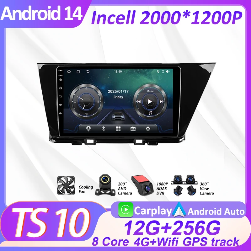 

2Din Car Android Carplay Stereo For Kia Niro DE 2016 -2019 Car Multimedia Radio Player Touch Screen AutoMotive GPS Navigation BT