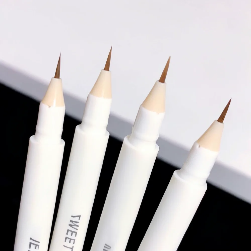 For Sweet Mint Double Head Under Eye Brightener Pen Pearl Matte Shadow Eyeliner Pencil Natural Long Lasting Makeup Tool