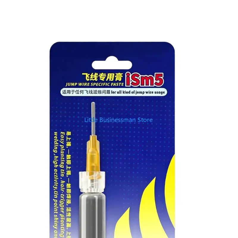 Detail Repair Solder Paste Set for Screen Cable Touch Repair with Low Heat Formula and Needle Tip Control for Rework M76A