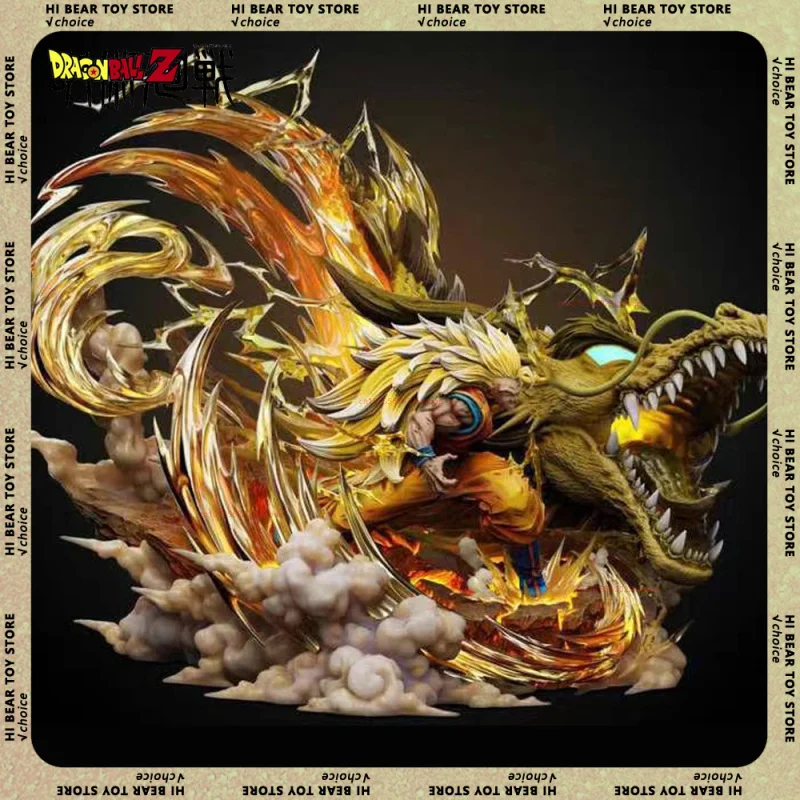 

25cm Dragon Ball Anime Figure Son Goku Shenron Action Figurine Super Saiyan 3 Pvc Statue Model Ornament Doll Collection Toy Gift