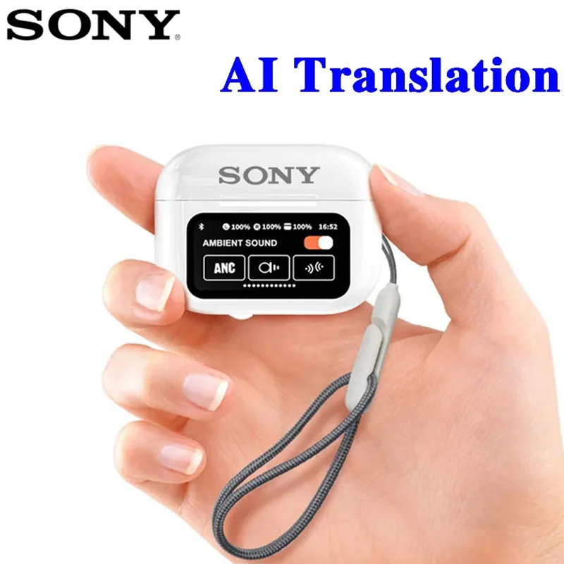 Sony 147 langues AI Intelligence traduire casque écouteurs Bluetooth casque avec écran tactile Communication APP contrôle