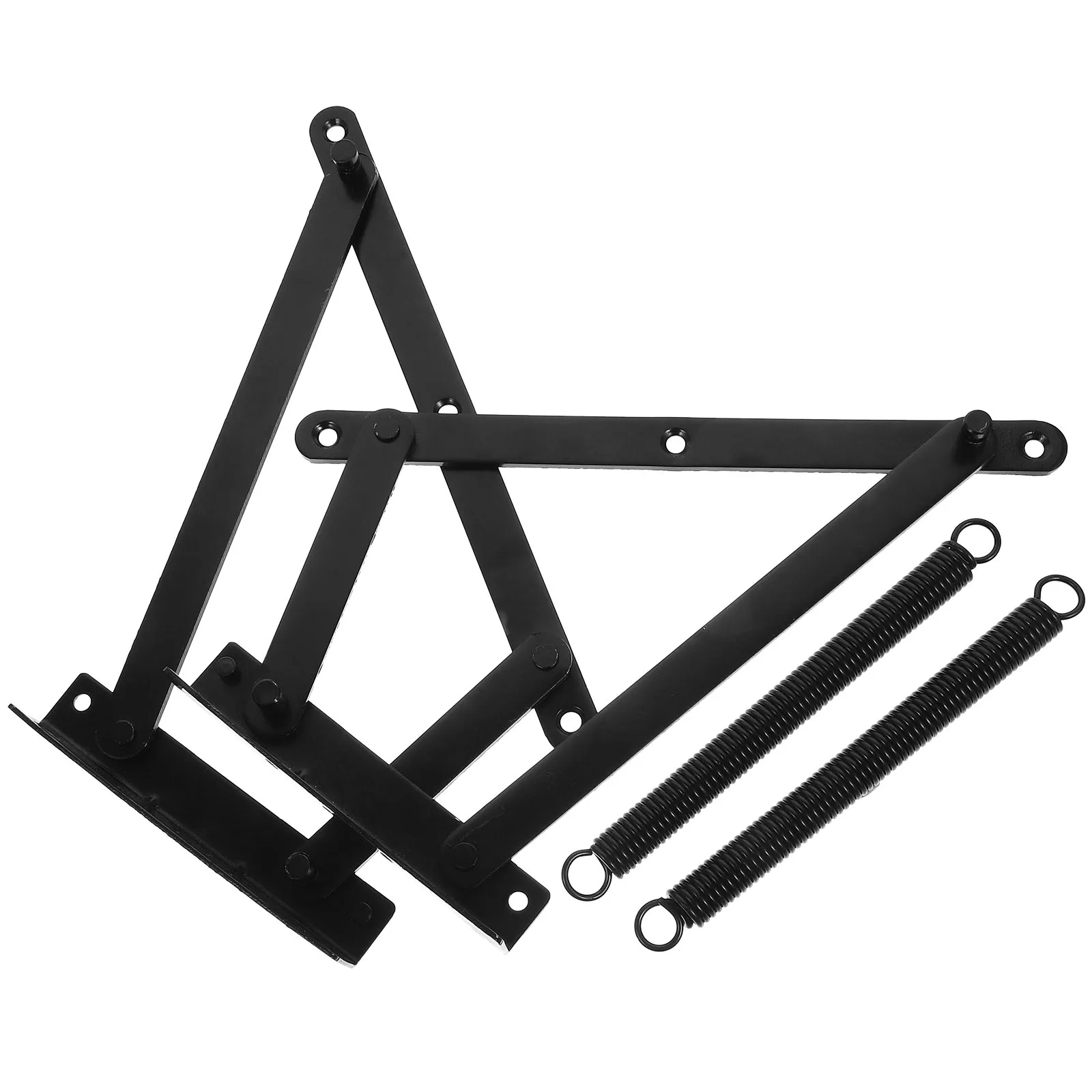 

1 Set Stainless Steel Foldable Lifting Bracket For Sofa Bed Cabinet Triangular Spring Hinge Home Furniture Hinge Replacement
