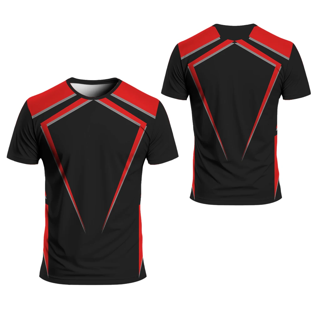 

Men's Gym Sports 3D Print New Sportswear Quick-drying Running fitness short sleeve T-shirt Men's and Women's Outdoor Loose Top