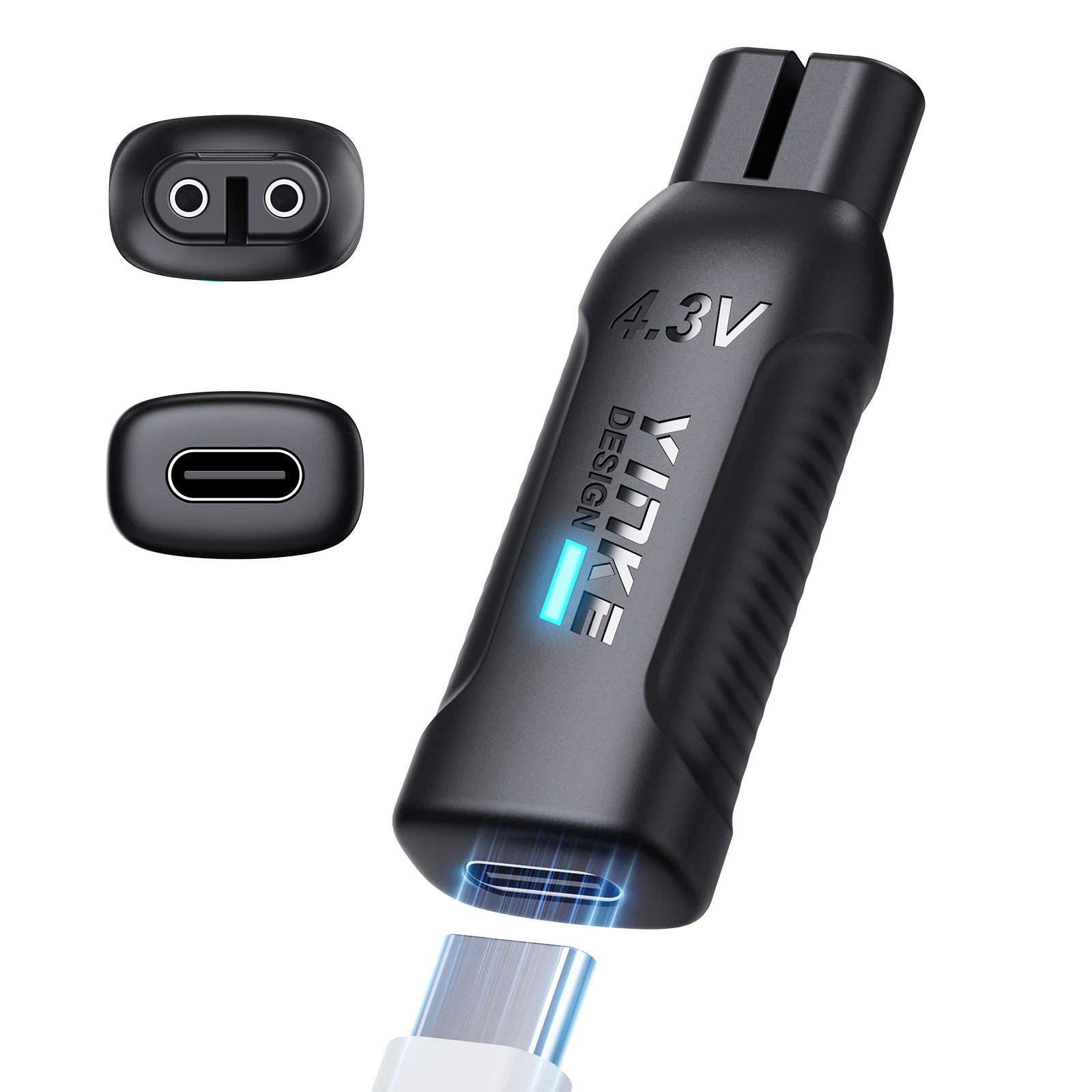 Адаптер-конвертер для зарядки электробритв Philips OneBlade QP2510/QP2515/QP2520/2620, 4.3V, Type-C, улучшенная версия, блок питания для электробритвы