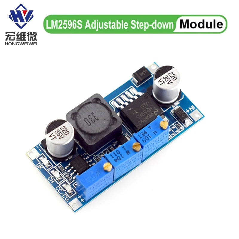 LM2596S DC-DC 3A Adjustable Step-down Module LM2596 Constant Current Voltage Regulator High Efficiency Low Heat